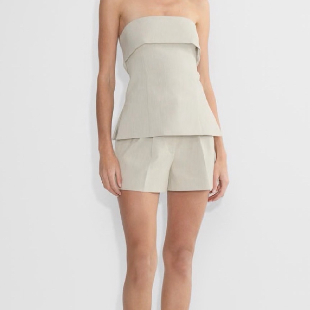 New with Tags ARTIZIA BABATON NEW AGENCY MINI SHORT | HEATHER OAT Beige size 6
